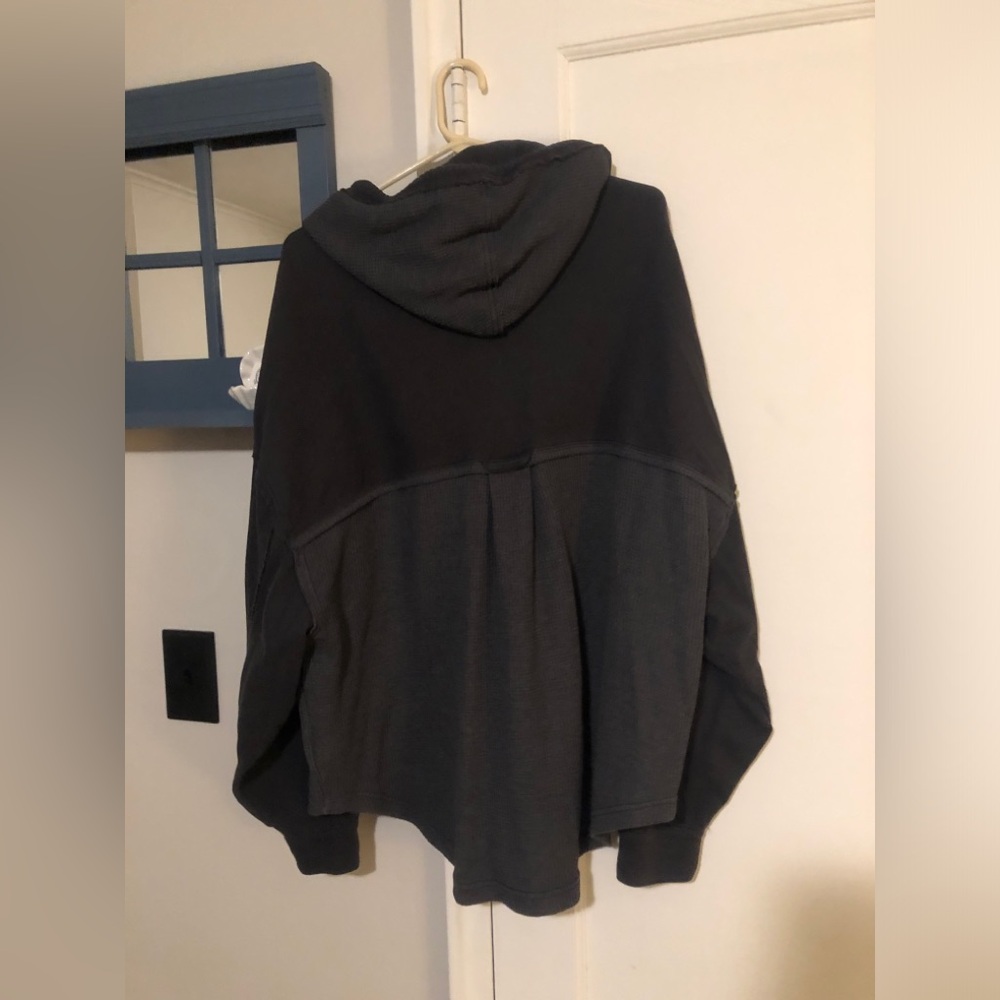 American Eagle Outfitters Black and Gray Hoodie - Picture 7 of 11